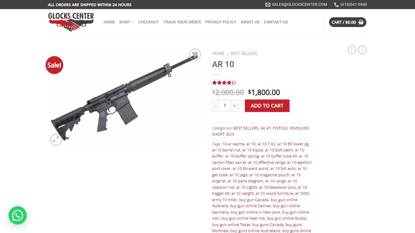 buy unlicensed guns online Glocks Center best online shop for guns