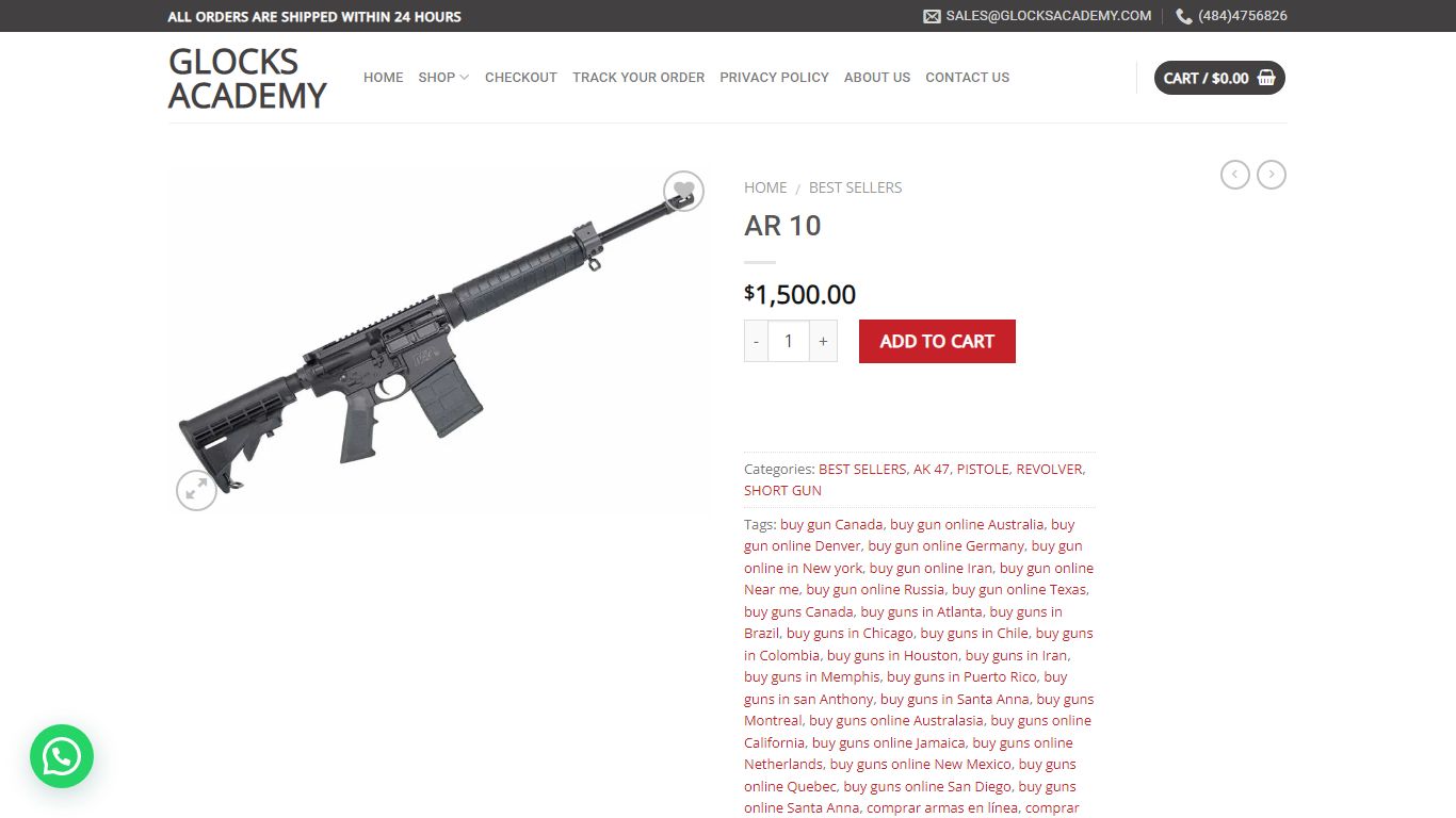 buy unlicensed guns online best online shop for guns Glocks Academy1